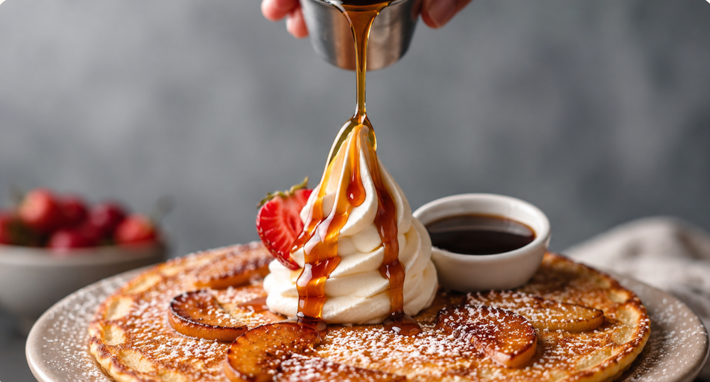 Fresh Dutch pancake served at Double Dutch Pancake House
